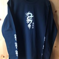 schwarzes Sweatshirt Gr. 170/176 (3354)