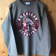 khakifarbenes Sweatshirt Gr. 164/170 (3324)