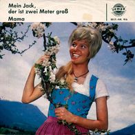 7"CATTA, Gina · Mein Jack, der ist zwei Meter groß (RAR 1965)