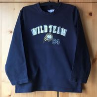 dunkelblaues Sweatshirt Gr. 110/116 (3459)