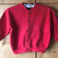 rote Shirtjacke Gr. 86 (3481)