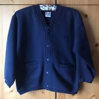 dunkelblaue Sweatjacke Gr. 110 (3495)