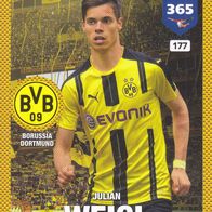 Borussia Dortmund Panini Trading Card Fifa 365 Julian Weigl Nr.177