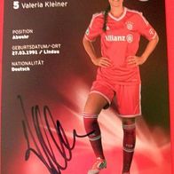Valeria Kleiner FC Bayern München 2013 / 2014 Originalautogramm -al-