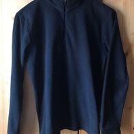 schwarzer Fleece-Pullover Gr. 140 (3625)