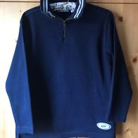 dunkelblauer Pullover Gr. 128 (3669)