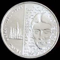 10 Euro Silber 2008 Franz Kafka stgl. Randschrift Typ A oder B