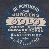Reklamemarke - Jurgens Solo (Margarine) (055)