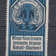 Reklamemarke - Rabatt-Sparverein München (051)