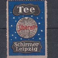 Reklamemarke - Schirmer Tee Leipzig (040)