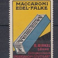 Reklamemarke - Birkel - Maccaroni Edel-Falke (035)