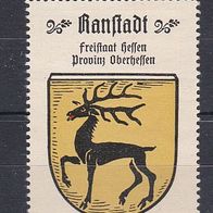 Reklamemarke -Wappen von Ranstadt (Oberhessen) (034)