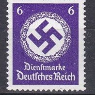 DR Dienstm. 1942/44, Nr.169 postfrisch, MW 0,80€