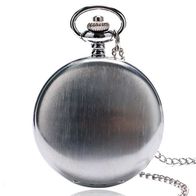 Taschenuhr, Pocket Watch, Sprungdeckeluhr, Silber fbg. gebürstet. THU-311.1