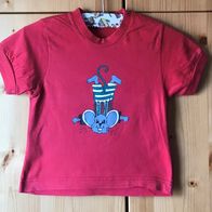 rotes T-Shirt Gr. 86 (3771)