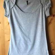 graues T-Shirt Gr. 176 (3681)