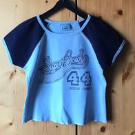 blaues T-Shirt Gr. 140 (3737)