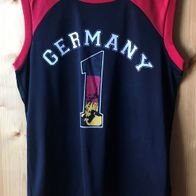 schwarz/ rotes T-Shirt Gr. 164 (3816)