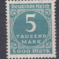 DR 1923, Nr.274 postfrisch, MW 0,50€