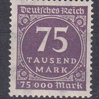 DR 1923, Nr.276 postfrisch, MW 0,50€