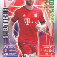 FC Bayern München Topps Match Attax Trading Card 2015 Xabi Alonso Nr.262 Spielmacher