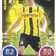 Borussia Dortmund Topps Match Attax Trading Card 2016 Julian Weigl Nr.81