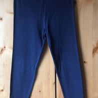 dunkelblaue lange Unterhose Gr. 98/104 (2392)