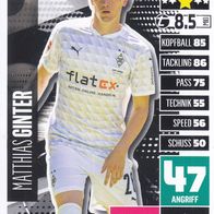 Bor. Mönchengladbach Topps Trading Card 2020 Matthias Ginter Nr.250