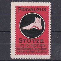 alte Reklamemarke - Pesvalgus-Stütze in 3 Höhen (023)