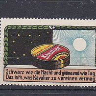 alte Reklamemarke - Kavalier - Schuhpflege (024)