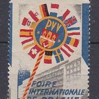 alte Reklamemarke - Foire Internationale de Prague - 1930 (010)