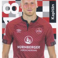 1. FC Nürnberg Topps Sammelbild 2018 Hanno Behrens Bildnummer 223