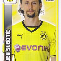 Borussia Dortmund Topps Sammelbild 2013 Neven Subotic Bildnummer 65