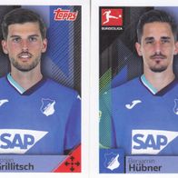 2x TSG Hoffenheim Topps Sammelbilder 2020