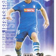 TSG Hoffenheim Topps Match Attax Trading Card 2008 Andreas Ibertsberger Nr.165