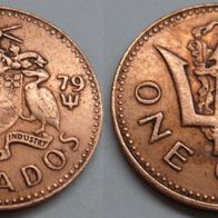 Barbados 1 Cent 1979 ## Li3