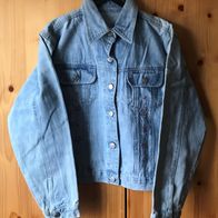 Jeansjacke Gr. 176 mit Stickerei (3575)