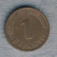 Deutschland 1 Pfennig 1990 G