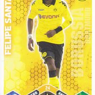 Borussia Dortmund Topps Match Attax Trading Card 2010 Felipe Santana Nr.24