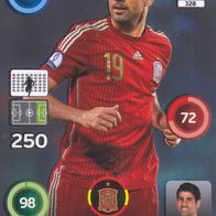 Panini Trading Card Fussball EM 2016 Diego Costa Spanien Nr.328