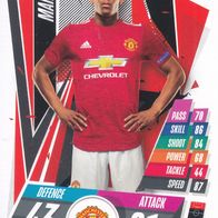 Manchester United Topps Trading Card Champions League 2020 Anthony Martial MNU18