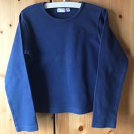 dunkelblaues Shirt Gr. 122/128 (3320)
