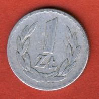 Polen 1 Zloty 1949 Alu