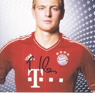 Bayern München Autogrammkarte Toni Kroos