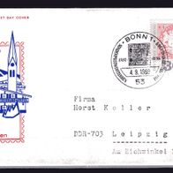 BRD / Bund 1969 Philatelistentag, Garmisch-Partenkirchen MiNr. 601 FDC gelaufen -1-