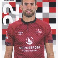 1. FC Nürnberg Topps Sammelbild 2018 Enrico Valentini Bildnummer 219