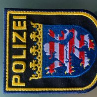 Patch Abzeichen Polizei Hessen mit Klett