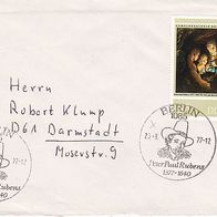 DDR Bedarfsbrief mit Mi.-Nr. 2233 - Sonderstempel Rubens - 1977 (720)