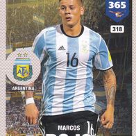 Panini Trading Card Fifa 365 Marcos Rojo Argentinien Nr.318 Team Mate