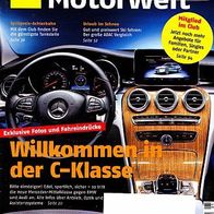 ADAC Motorwelt 1/2014: Mercedes C-Klasse, Crashtest, Tank-App, ...
